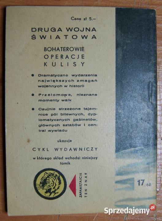 Żółty Tygrys Śmierć na drodze 1768 Proza i poezja Parczew