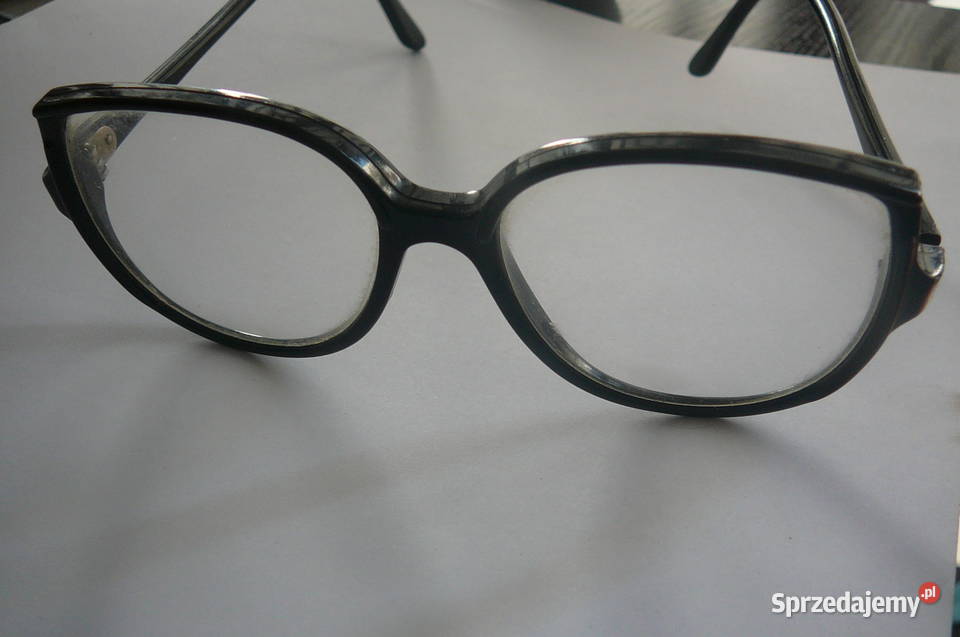 Okulary oprawki czarne vitange PRL dolnośląskie Wrocław sprzedam