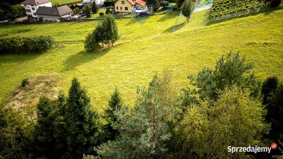 Działka z malowniczym widokiem Sprzedaż Andrychów sprzedam