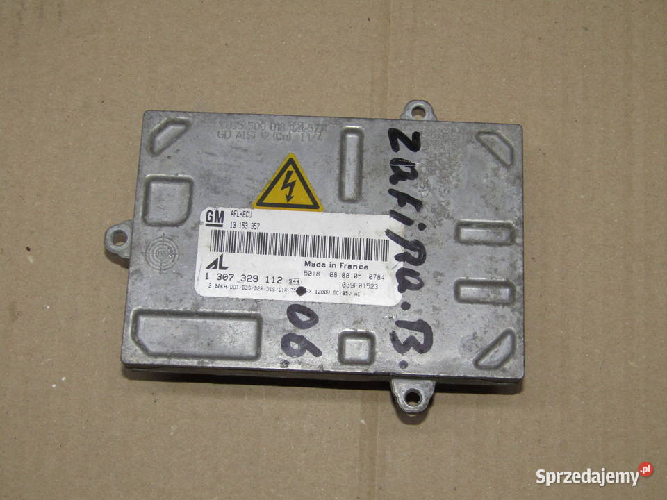 PRZETWORNICA LAMPY XENONKSENON OPEL ZAFIRA B Mysłaków