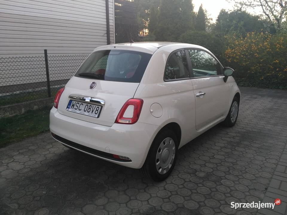 Fiat 500 12 benzyna SALON POLSKA elektryczne lusterka Kozłów Biskupi