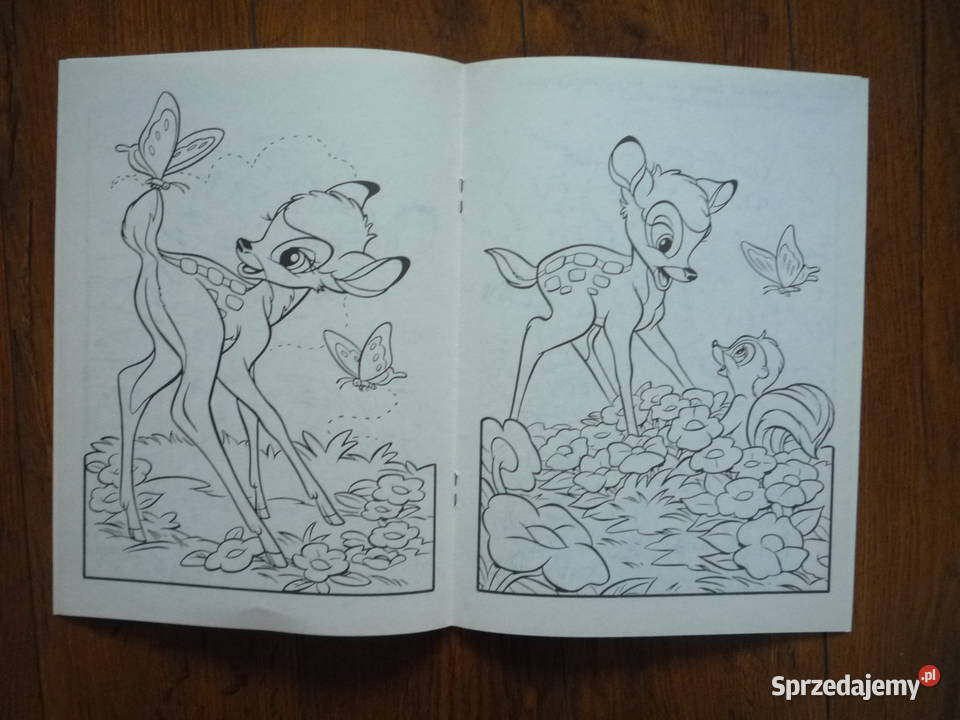 Kolorowanka Bambi Walt Disney Plastyczne Szczecin