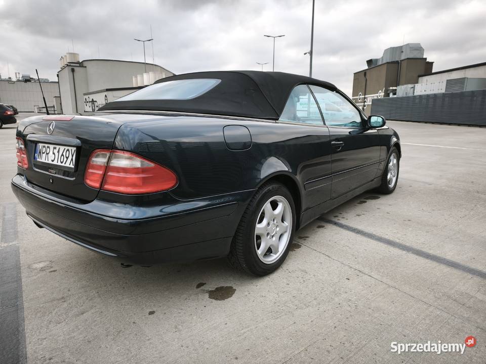 Mercedes CLK 32l Kabrio w stanie wielofunkcyjna kierownica