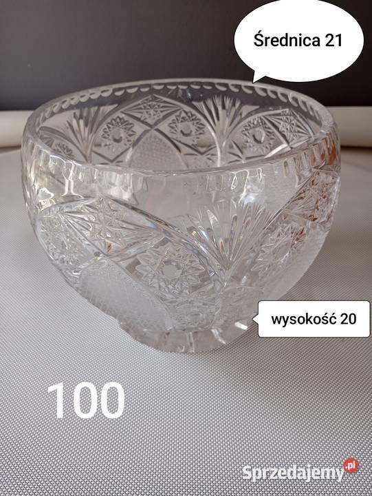 Misa krysztalowa Porcelana i szkło dolnośląskie Jelenia Góra