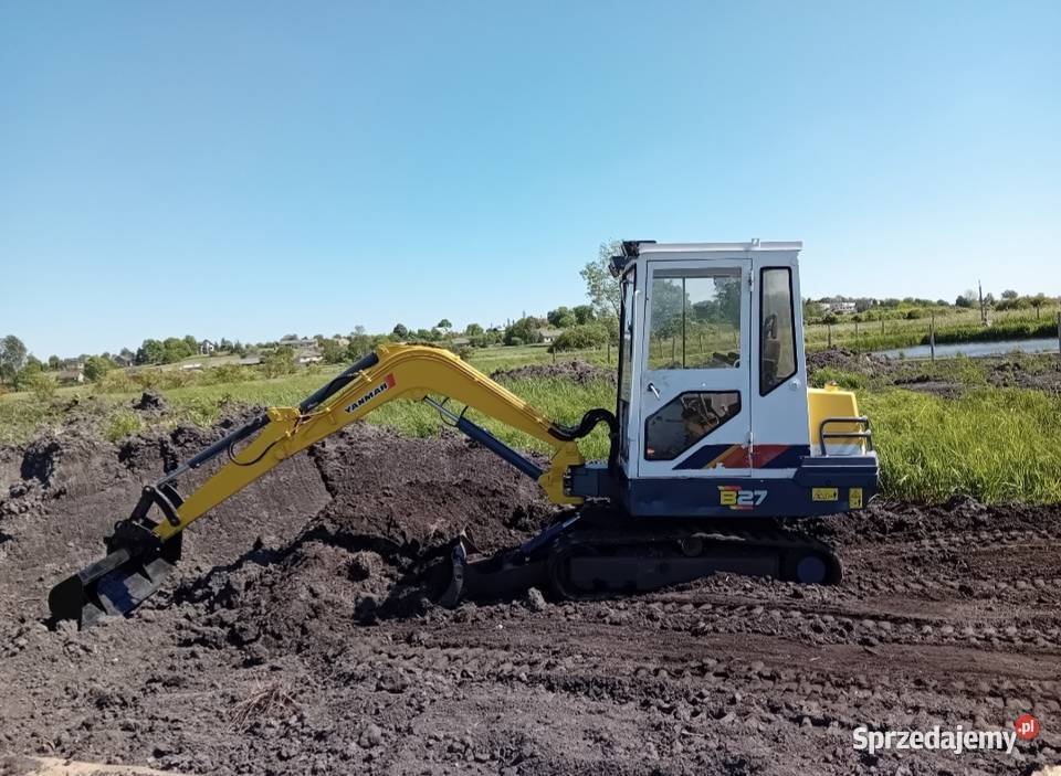 Koparka Yanmar B27 mocna maszyna okazja Łaszczów