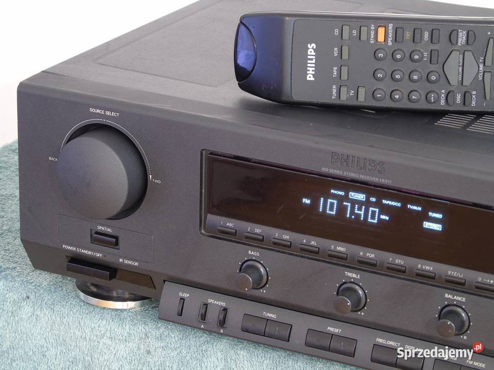 Amplituner Philips FR911 pilot mocny i sprawny Jasło