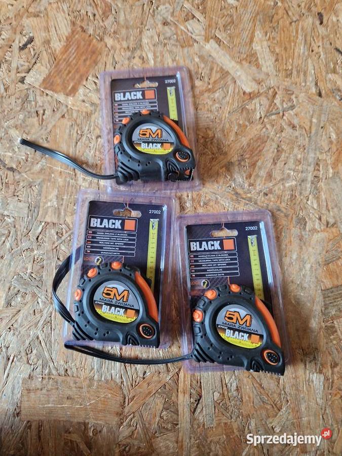MIARA MIARKA METRÓWKA ZWIJANA TAŚMA 5M Z BLOKADĄ