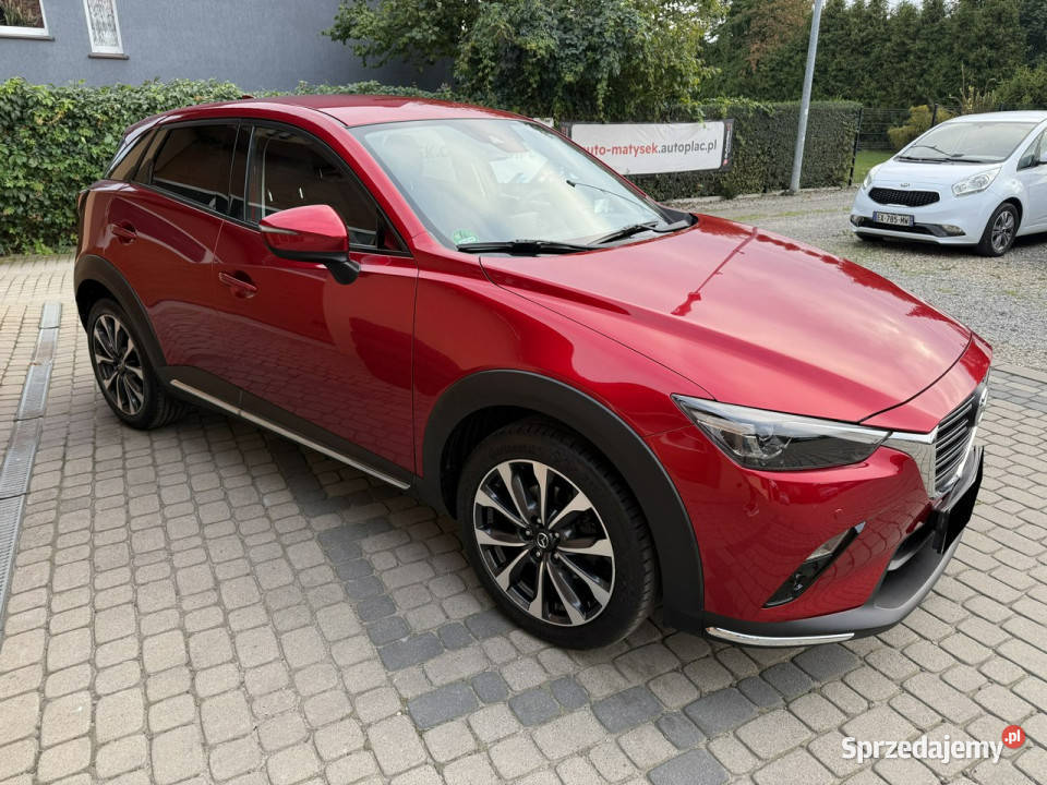 Mazda CX3 20 120 Klimatronik Navi Hud Serwis czujnik parkowania Orzech