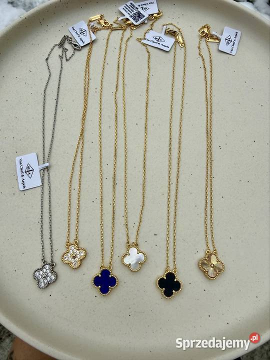 Kolczyki naszyjnik bransoletka łańcuszek VC Warszawa
