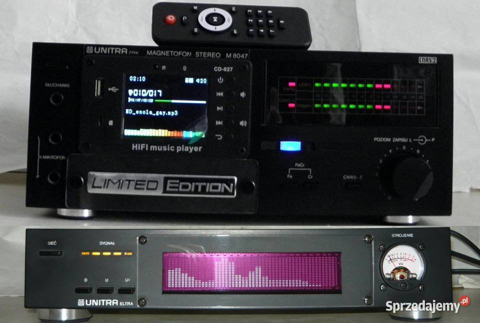 Unitra PILOT korektor MP3 analizator RADIO USB Krotoszyn sprzedam