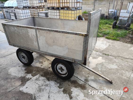 Przyczepa do minitraktora quada nieuszkodzony Grodzisk Wielkopolski