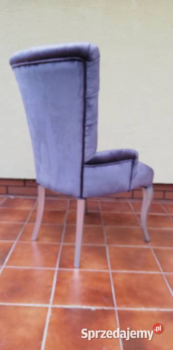 Fotel stylowy pikowany Glamour krzesło fotelik Sulbiny sprzedam