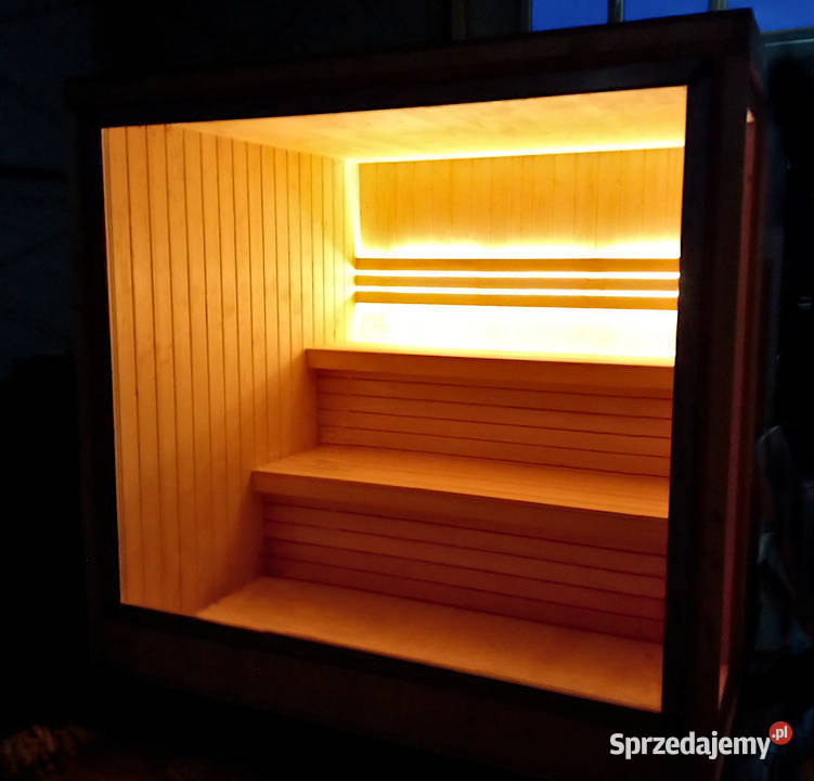 SAUNA ogrodowa KWADRATOWA Domek 230x230 OKNO małopolskie Nowy Targ