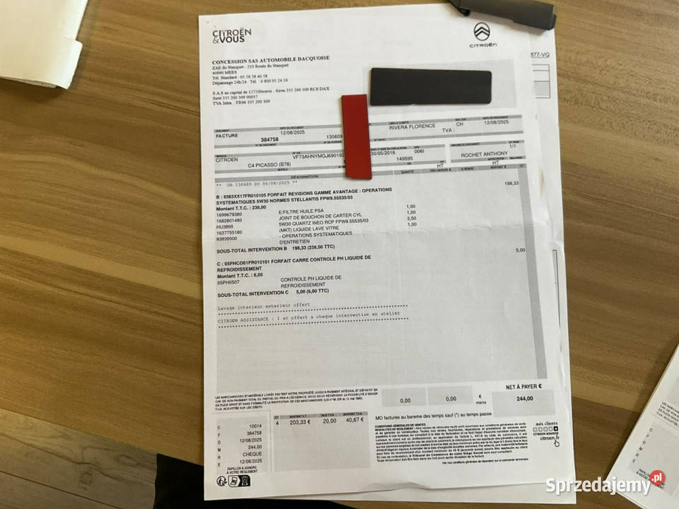 Citroen C4 Grand Picasso Niezawodna benzyna 7 ogranicznik prędkości C4 Grand Picasso Wejherowo