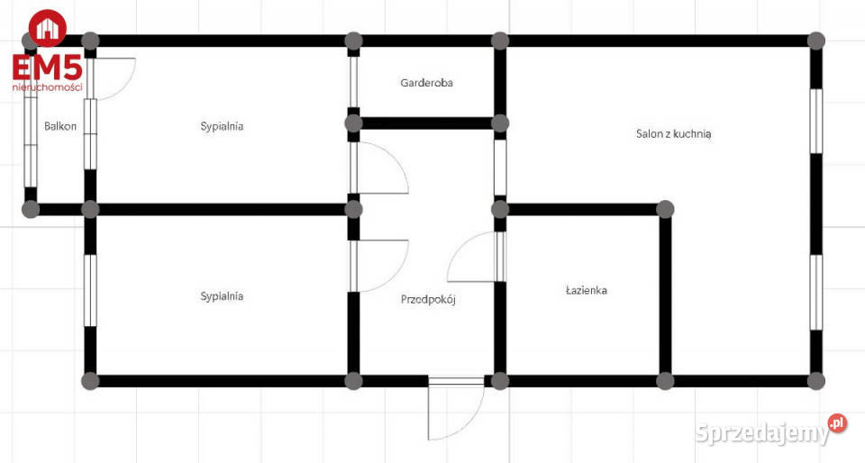 Mieszkanie Białystok Bolesława Chrobrego 55m2 3