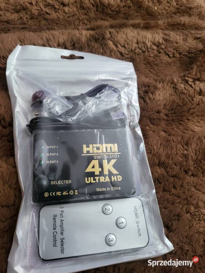 Przełącznik hdmi z pilotem HDMI