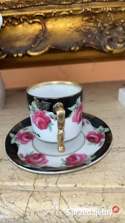 Filiżanka do espresso Z różami Na 3 złotym Gdańsk sprzedam