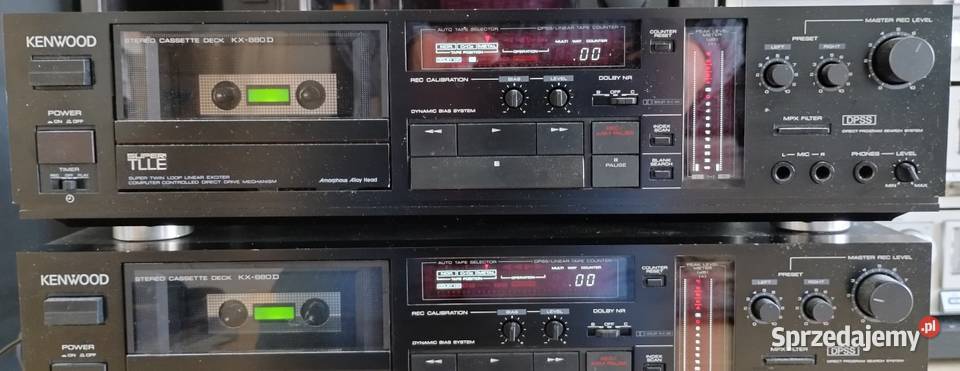 Magnetofon deck 2 głowicowy Kenwood KX880D