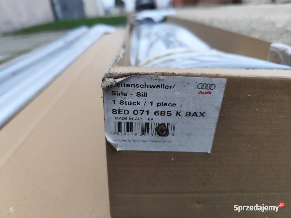 Nakładki progowe ms design audi a4 b6 b7 Skierniewice