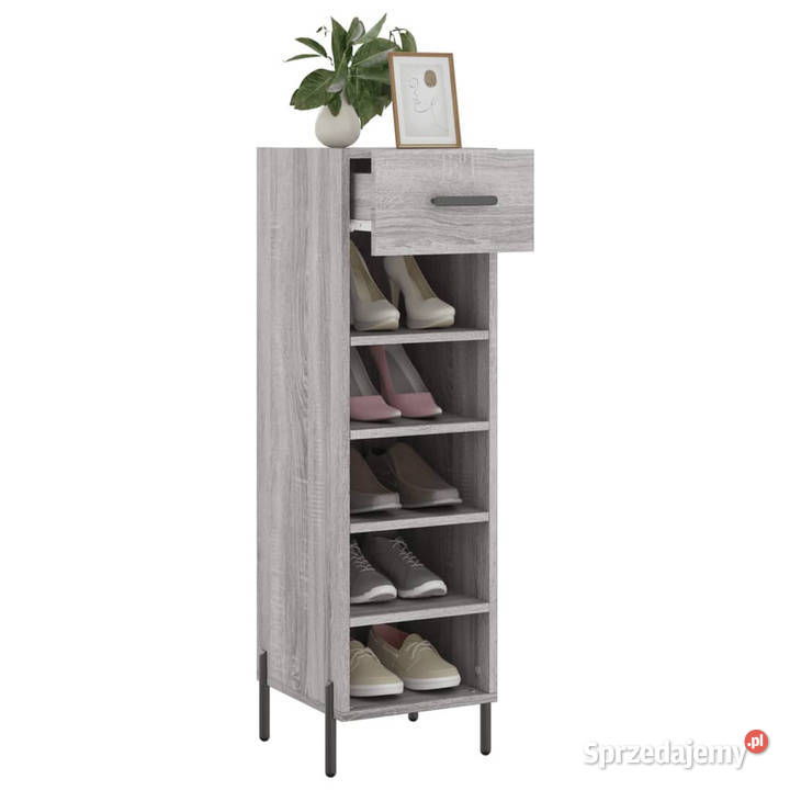 Szafka na buty szary dąb sonoma 30x35x105 mazowieckie Warszawa sprzedam