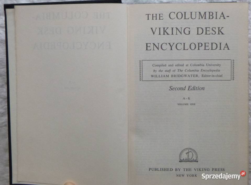 The Columbia Viking Desk Encyclopedia t 12 mazowieckie sprzedam