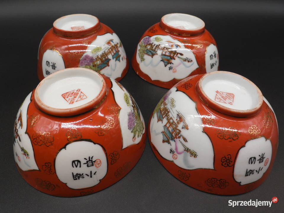 Porcelanowe stare chińskie miseczki salaterki do Raszków