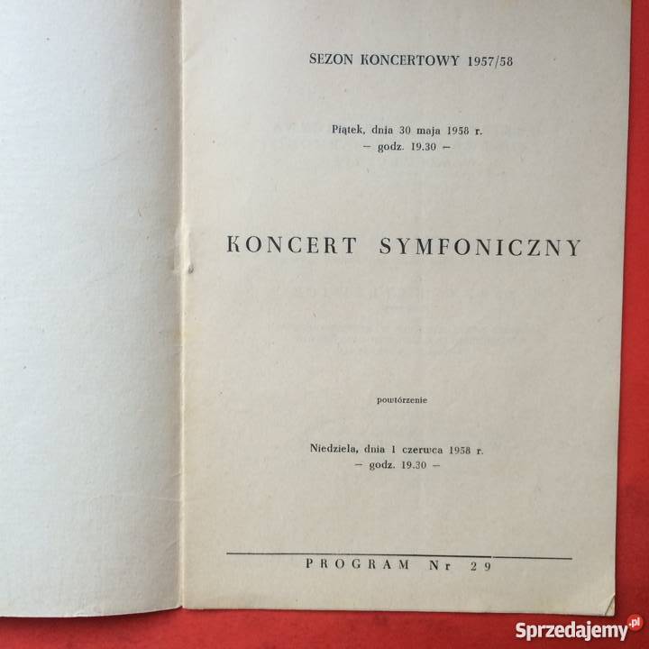 759 Programy Filharmonii w Szczecinie Szczecin