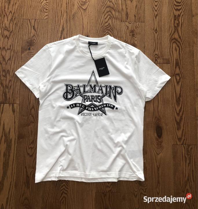 Koszulka TShirt Bluzka Balmain S2XL Fendi Roma Warszawa