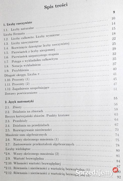 Matematyka 1 Podręcznik Wojciech Babiański Nowa miękka Chełm