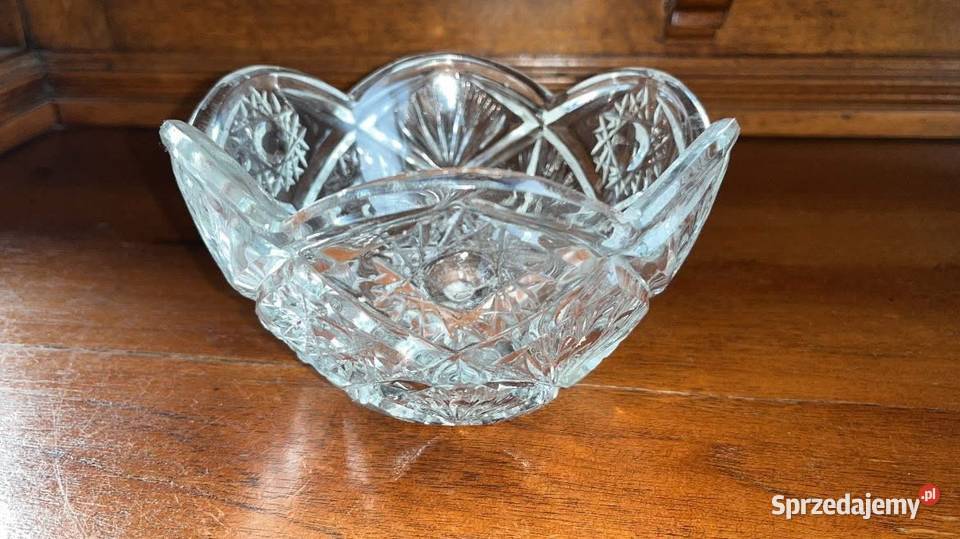 Kryształowa miseczka do deserów orzeszków