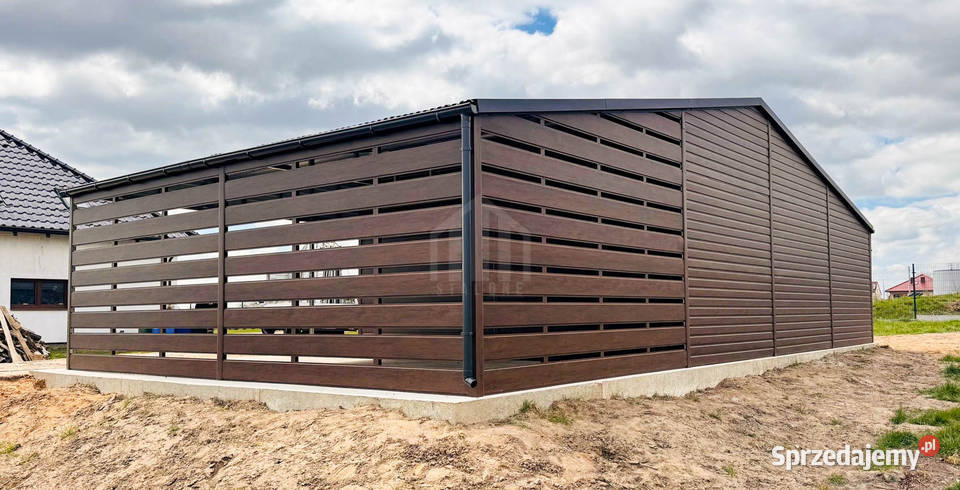 Garaż blaszany 9x6m wiata 4m wnęka 2x brama Jastrzębie-Zdrój