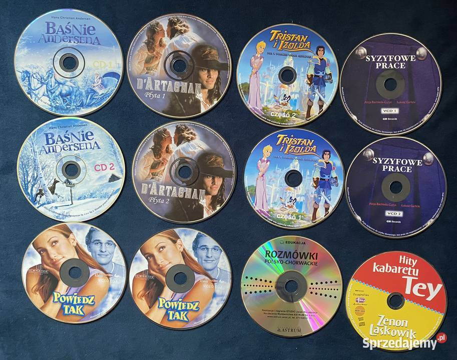 Film Vcd 5płyt 2płyty cd śląskie Ruda Śląska sprzedam