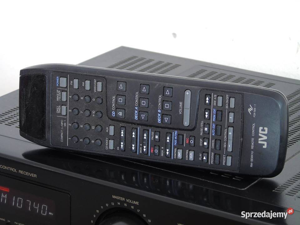 Wzmacniacz z radiem JVC RX416 pilot mocny i