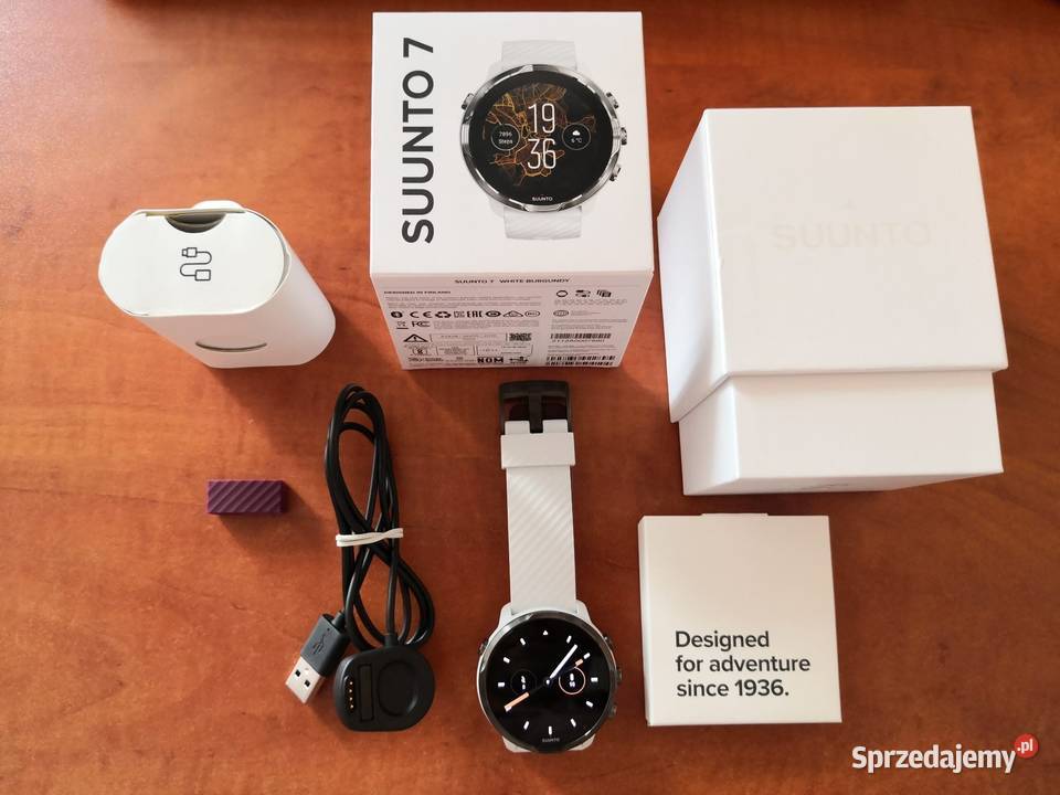 Smartwatch SUUNTO 7 White Burgundy nietrafiony Pozostałe Wrocław