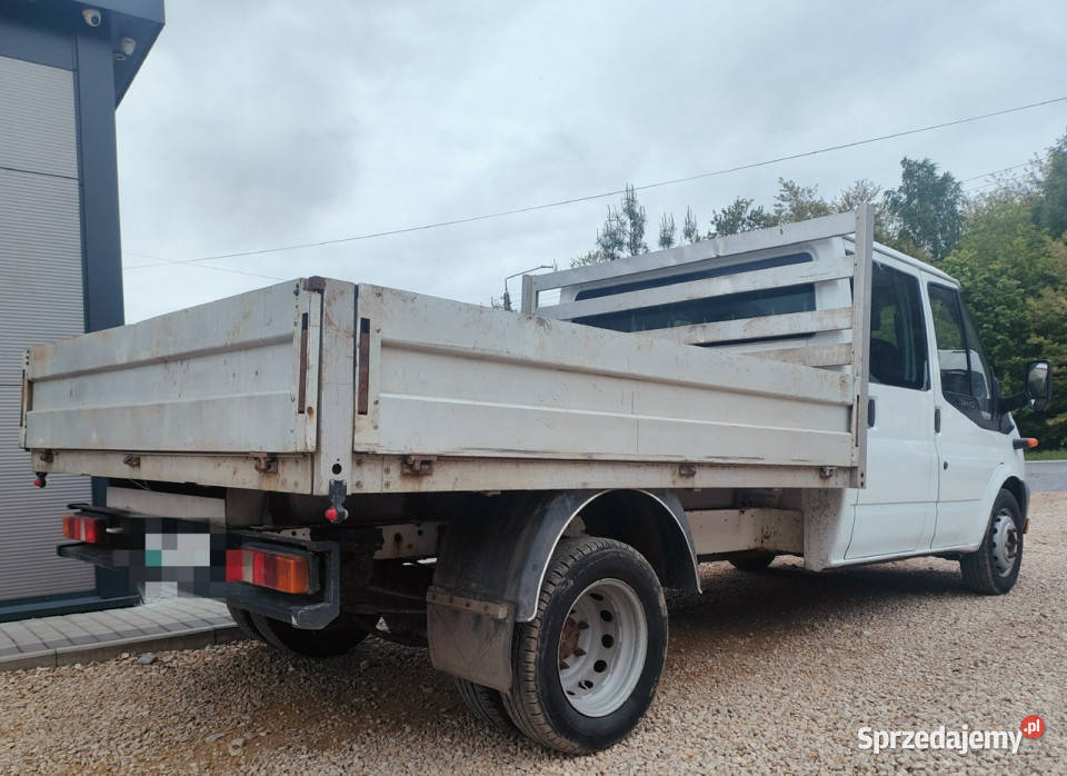 Ford Transit Doka 7 osób na bliźniaku skrzynia Samochody ciężarowe Chełm Śląski
