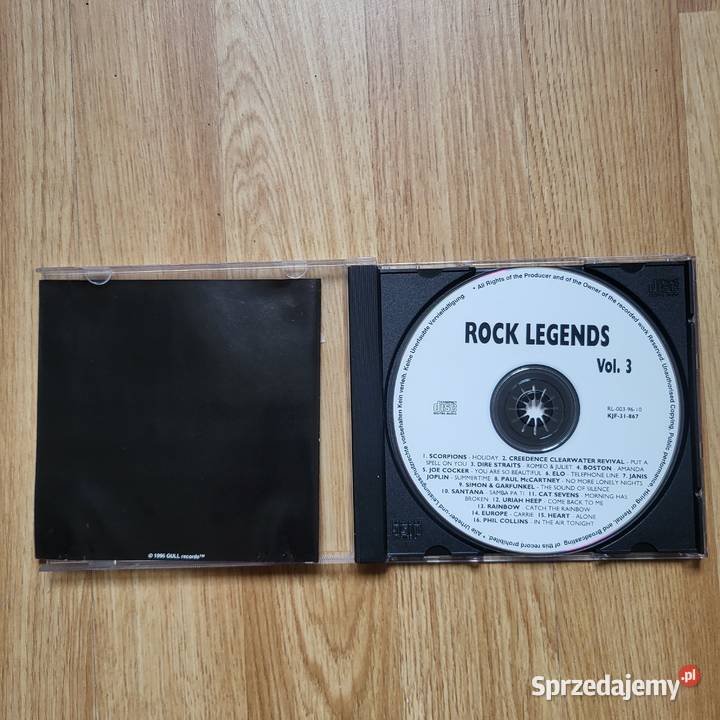 Rock Legends cztery części na CD Bydgoszcz