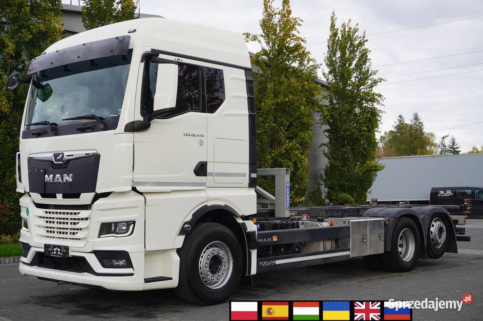 MAN TGX 26470 6x2 COINTAINERKIPPER HYVA nie małopolskie Kraków