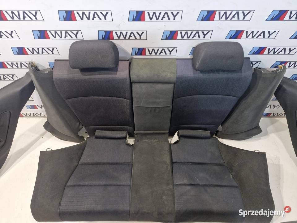 BMW E46 COUPE FOTELE SPORTY ALCANTARA GRZANE
