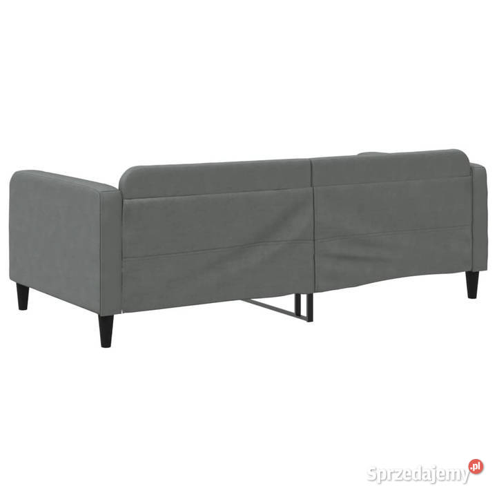 Sofa z funkcją spania ciemnoszara obita tkaniną 75cm mazowieckie Warszawa
