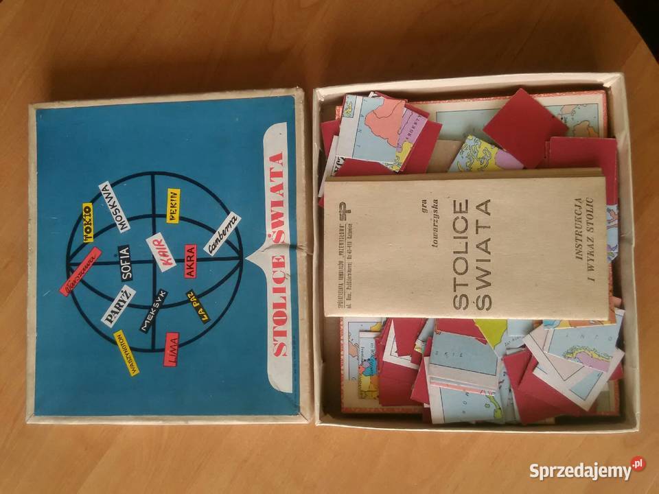 Gra planszowa Stolice Świata PRL Piekary Śląskie sprzedam