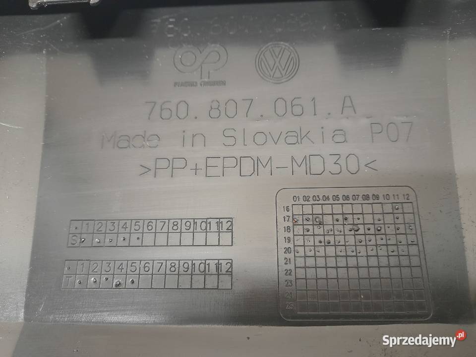 VW TOUAREG III SPOILER DOKŁADKA KRATKA ZDERZAKA sprzedam