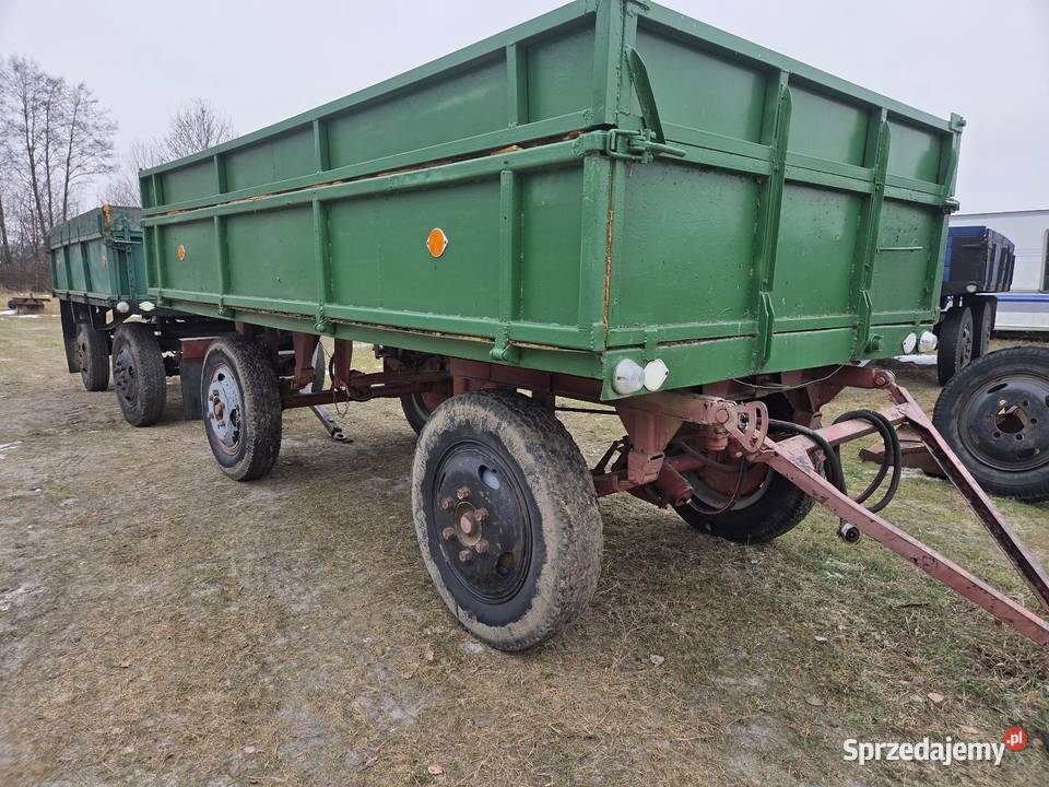 Przyczepa rolnicza sanok Zarejestrowana sztywna łódzkie Złoczew