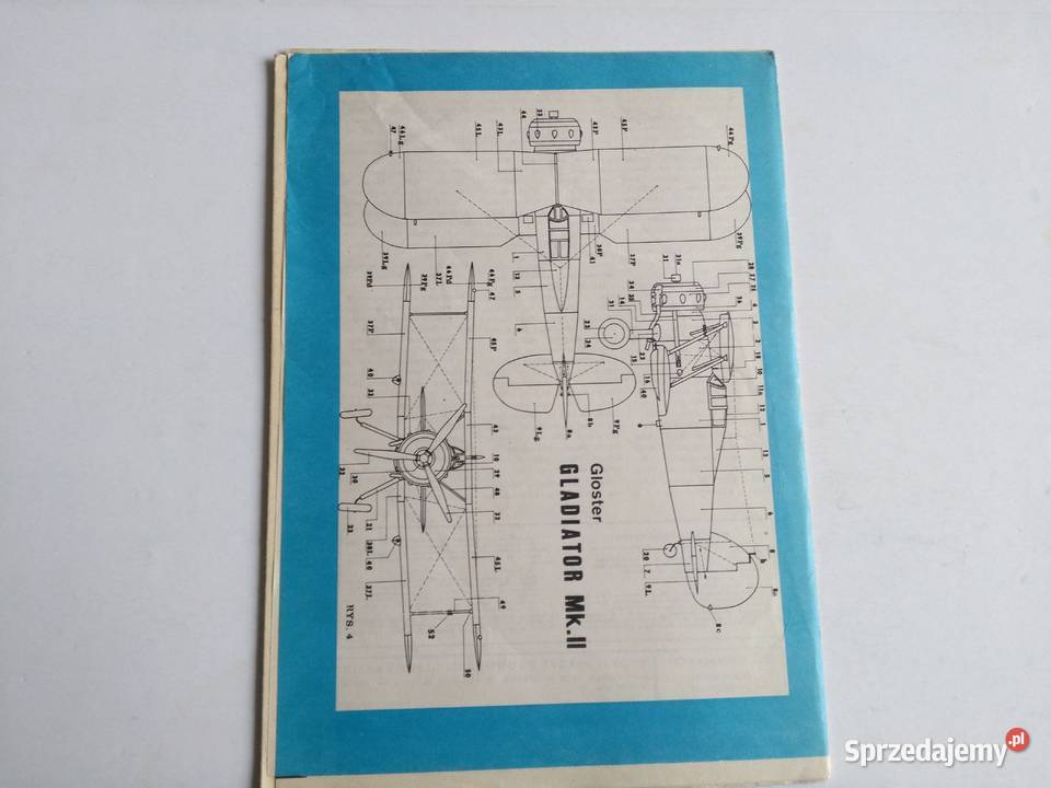 Mały Modelarz 71992 Samolot myśliwski Gloster Dąbrowa Górnicza