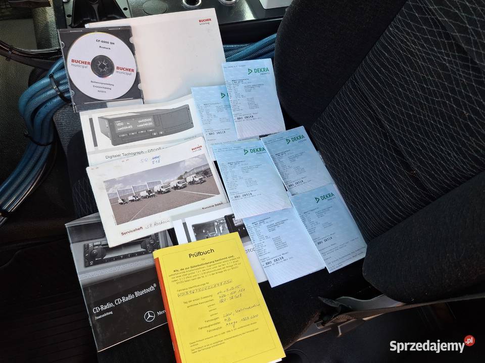 MercedesBenz Atego 1523 Zamiatarka Bucher EURO6 ASR (kontrola trakcji) Sierakowice