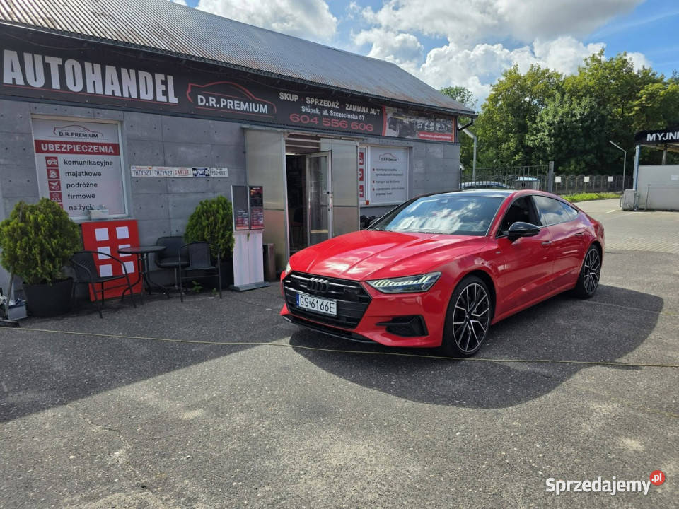 Audi A7 Sportback 30 TDI 286 Quattro kamery 360 komputer pokładowy Słupsk