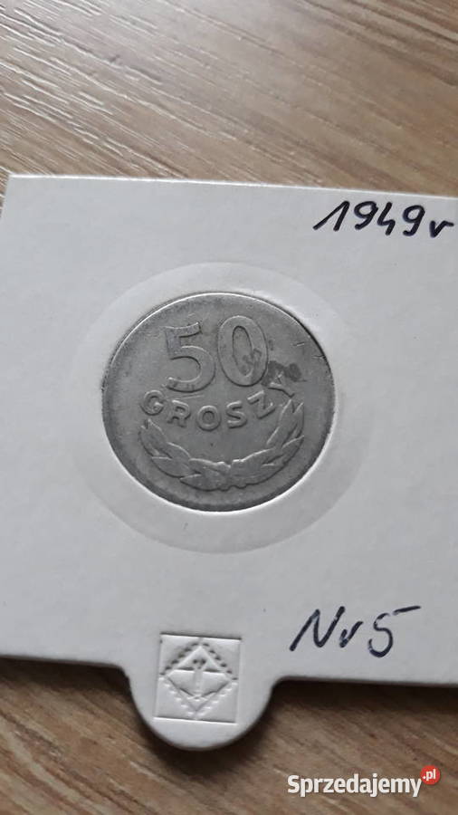 50 Groszy 1949 r 5 Numizmatyka Konin