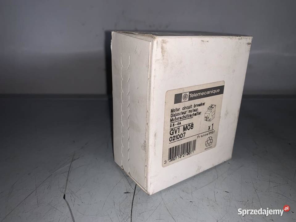 Wyłącznik silnikowy Telemecanique GV1M08 254A