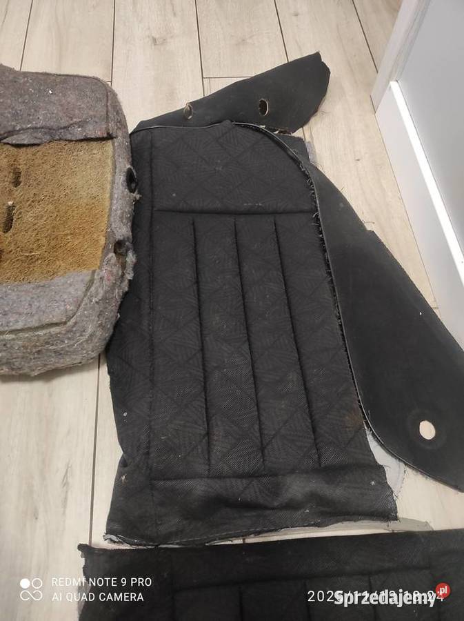 Czarna jodła tapicerka mercedes w124 osobowe