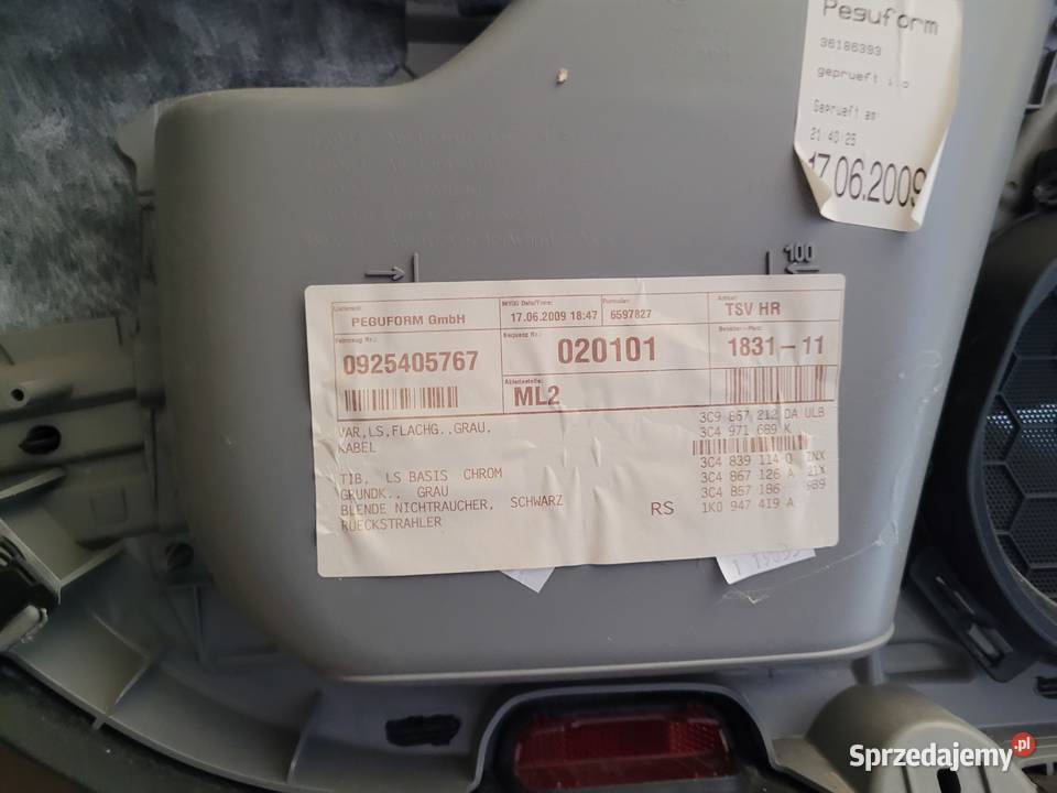Vw Passat b6 kombi komplet foteli siedzeń boczki Chełm