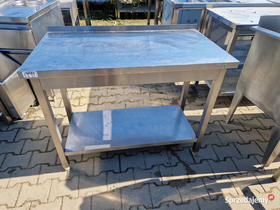 STÓŁ GASTRONOMICZNY PRZYŚCIENNY Z PÓŁKĄ 1106085 wielkopolskie Ostrów Wielkopolski
